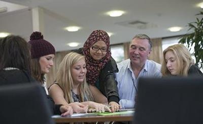 Group of students chatting