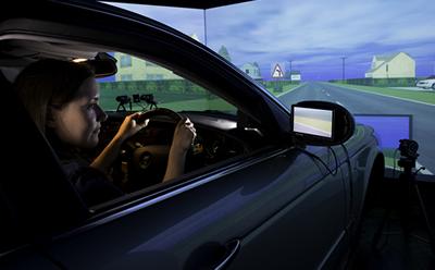 Jaguar driving simulator
