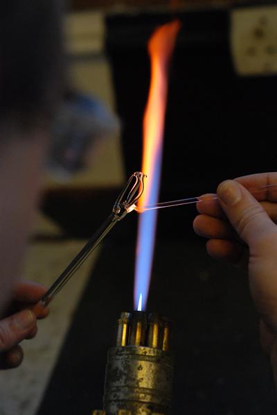 The skill of glassblowing