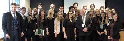Law students with Keith Taylor MEP