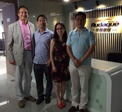 Image of Xibei Jia and team