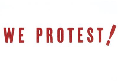 We Protest Image