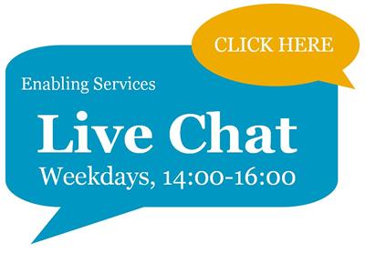 Live Chat, Weekdays, 14:00-16:00