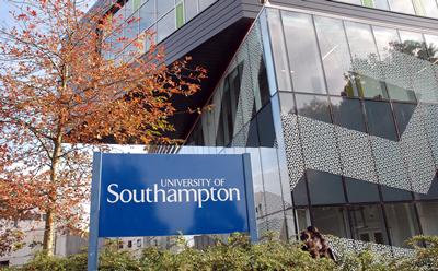 University of Southampton sign