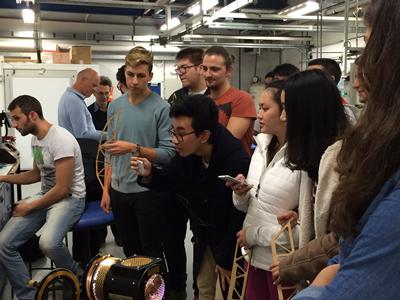 a group of students in a practical