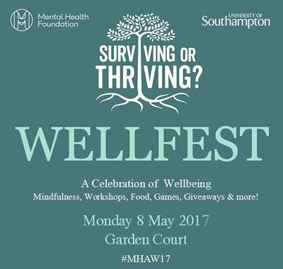 Join us for WellFest on 8 May