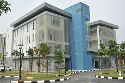 The campus building