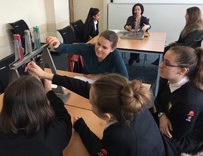students at dragonfly tribology