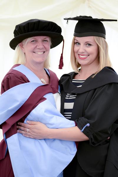 Mother and daughter graduate