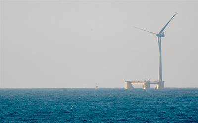 Floating wind farms