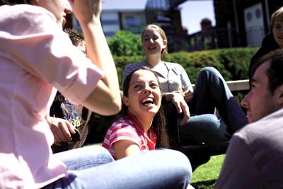 Students outdoors