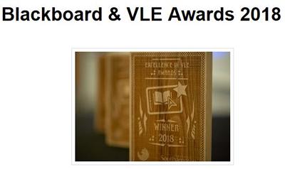 2018 Blackboard and VLE Awards