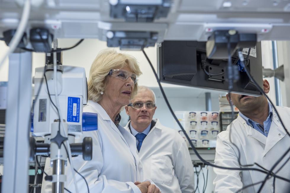 The Duchess visited the Institute for Life Sciences