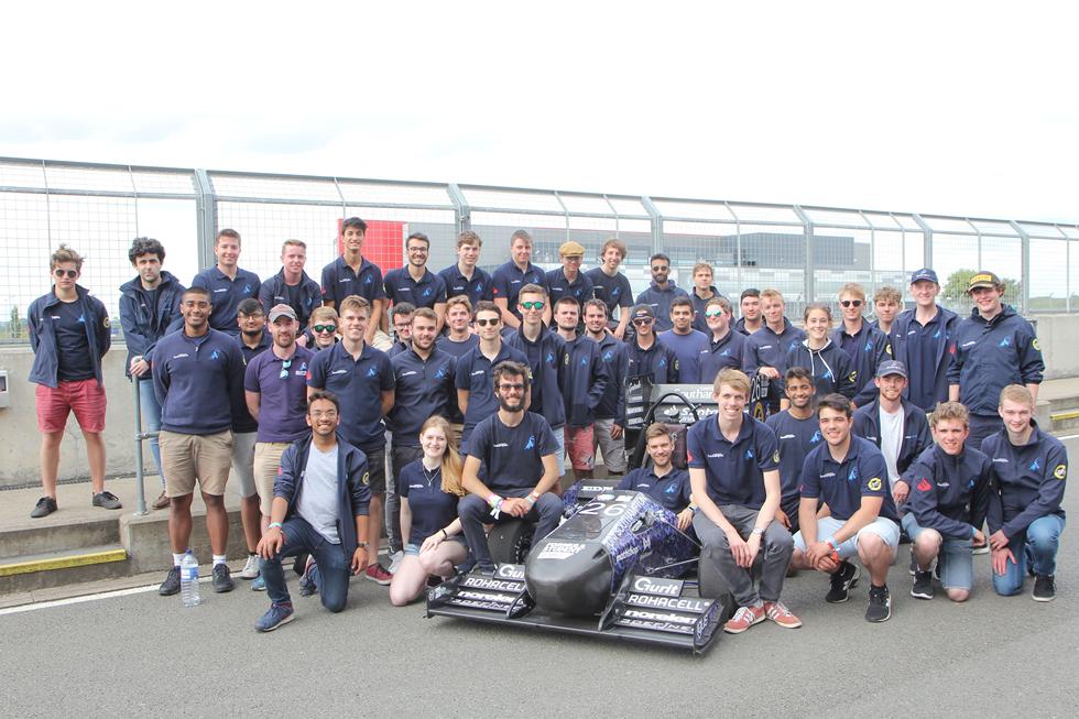 Engineering students race to record finish in international Formula ...