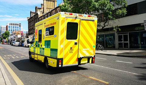 Ambulance in London