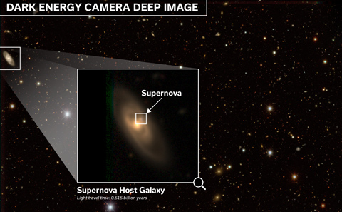 Supernova discovered by the DES