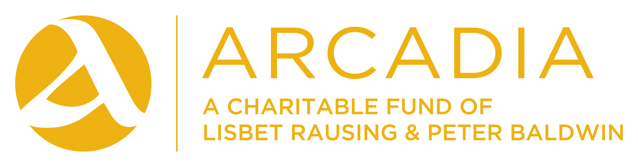Logo for Arcadia - charitable fund of Lisbet Rausing & Peter Baldwin