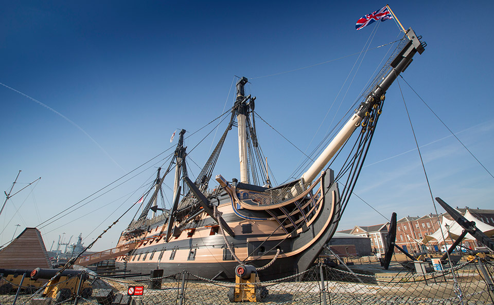 The National Museum of the Royal Navy's HMS Victory. Credit: NMRN