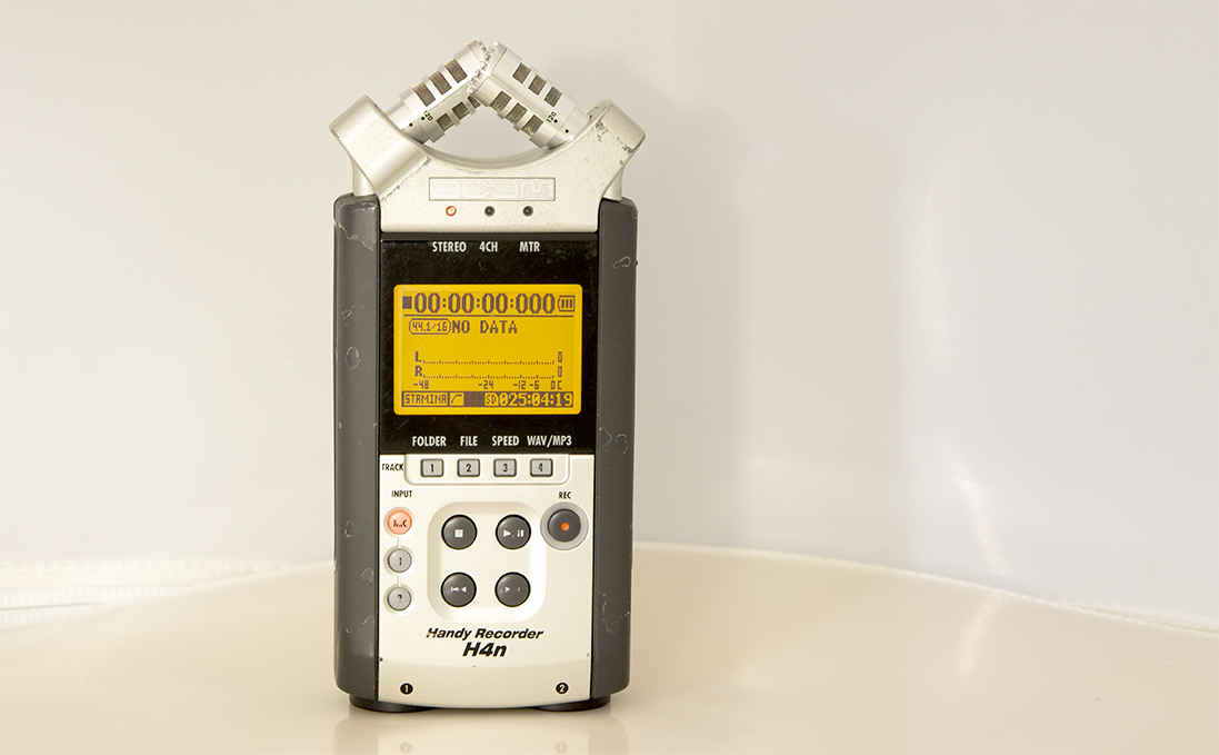 H4N Zoom audio recorder