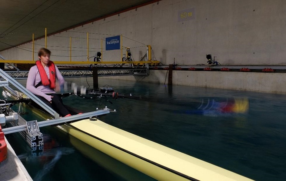 Rowing boat tests