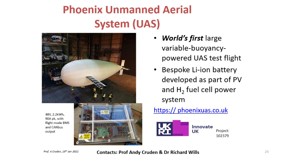 Slide 23 Phoenix Unmanned Aerial system
