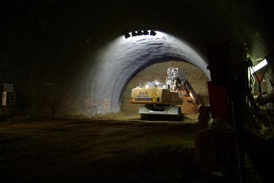 SCL tunnel under construction