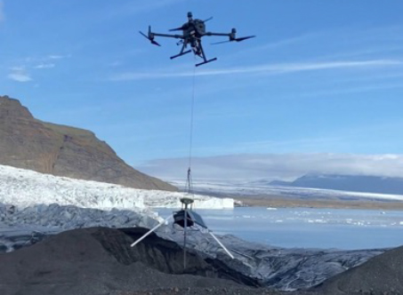 Drone airlifting sensor