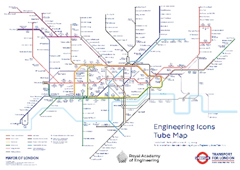 National Engineering Day Tube Map