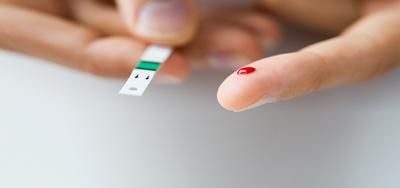 Finger testing for diabetes