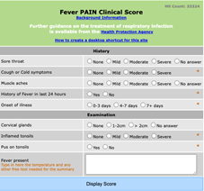 FeverPAIN Clinical Prediction Rule
