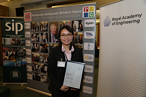 Katherine Kwan with her Dyson Award