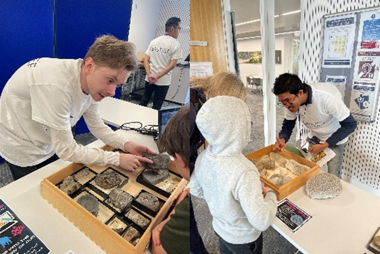 Fossil activities led by the School of Ocean and Earth Science Team