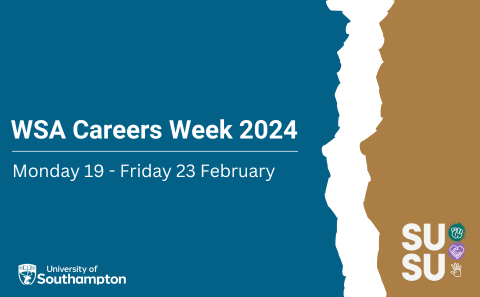 Poster of WSA Careers Week 2024