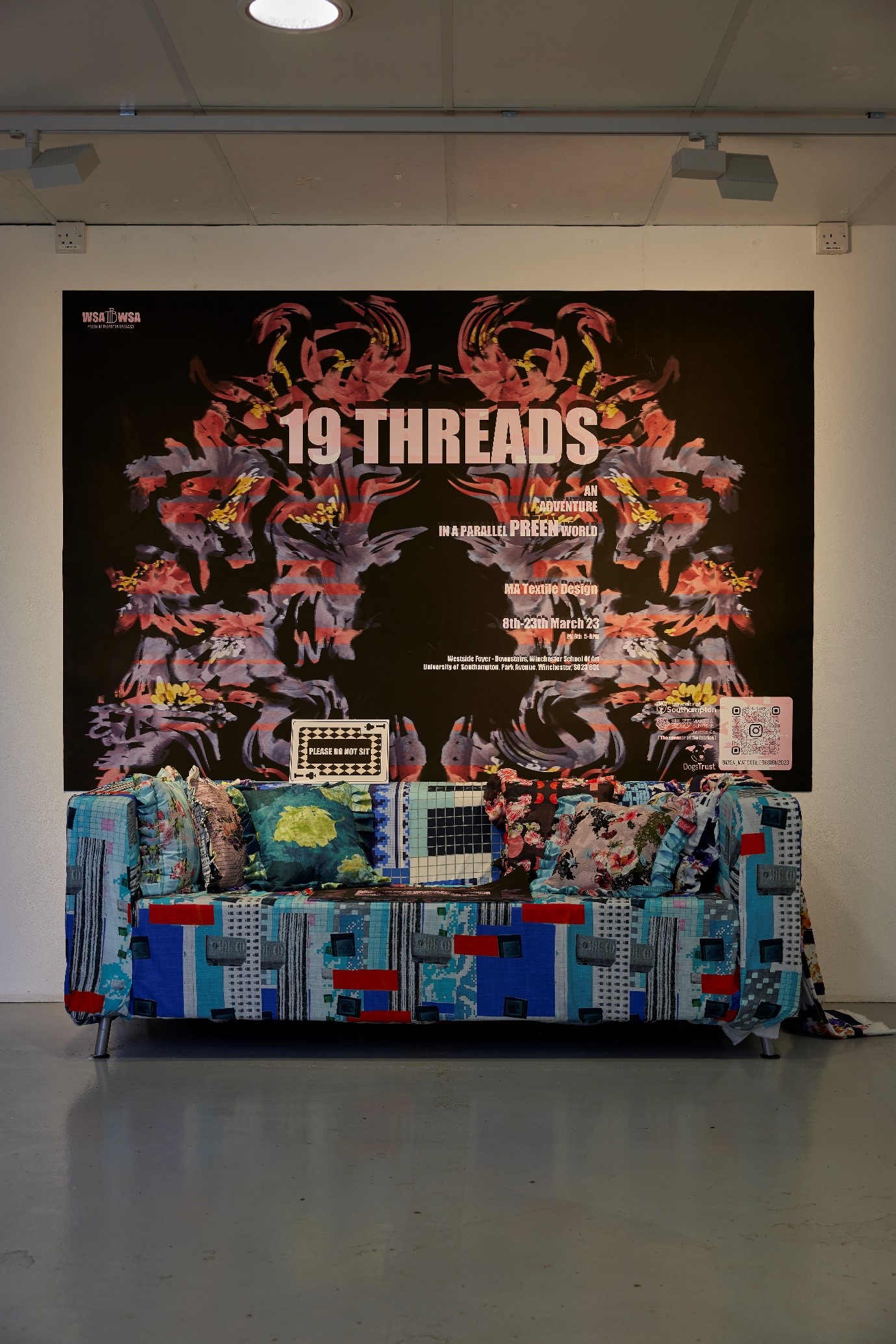 Work exhibited at the 19 Threads in