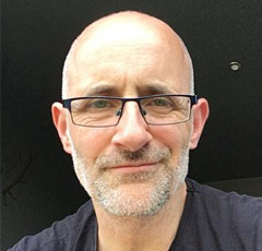 Professor Clive Trueman headshot, looking at the camera.