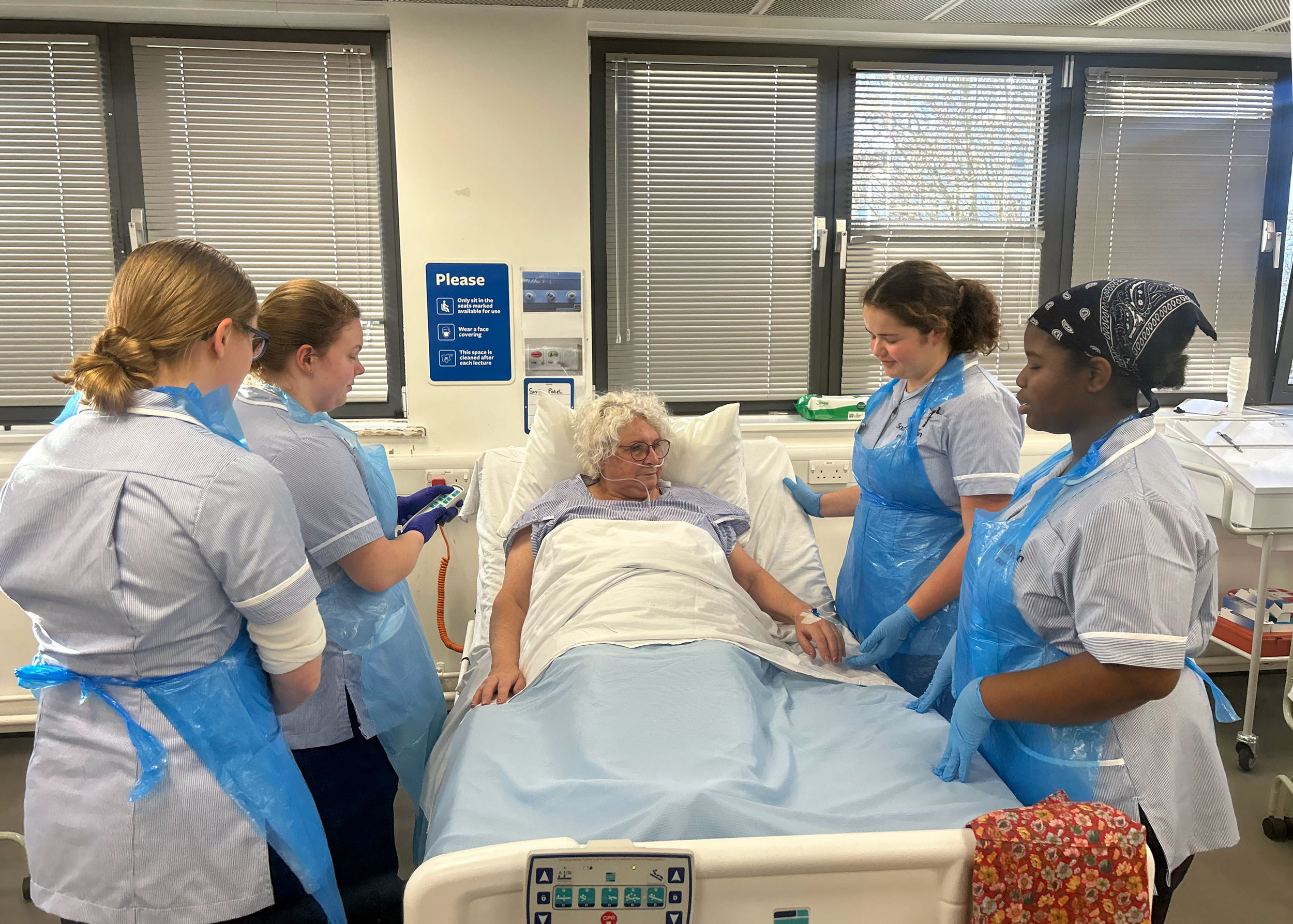 Simulation Week Simulation week helps first year nursing students hone their clinical ...