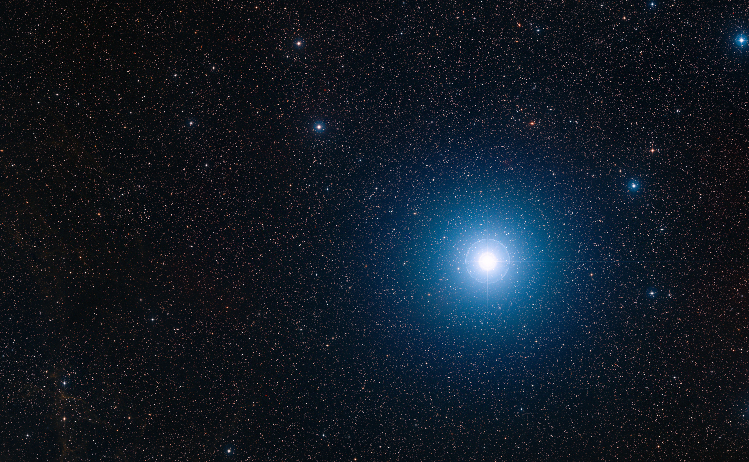 White dwarf star RXJ0528+2838 with its mysterious surrounding shock wave
