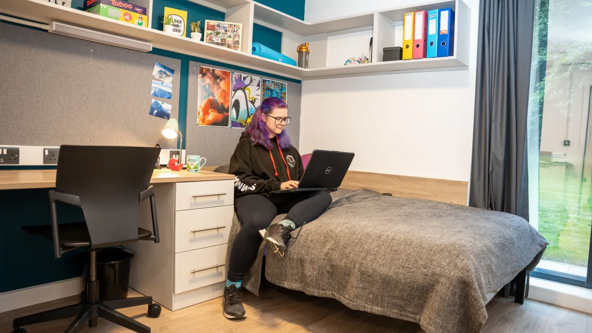 Student accommodation bedroom