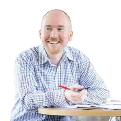 Cutout head and shoulders of Professor Simon Kemp