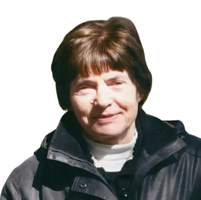 Cut out image of Freda Stevenson