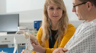 Consulting a user about continence technologies