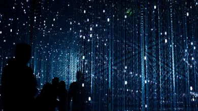 An abstract futuristic image