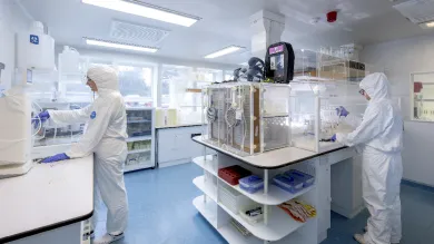 Sample purification in our clean labs