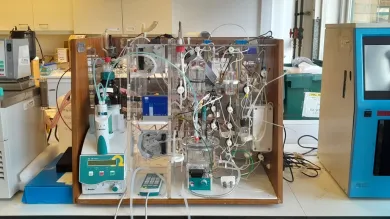 VINDTA 3C for Alkalinity and Dissolved Inorganic Carbon.