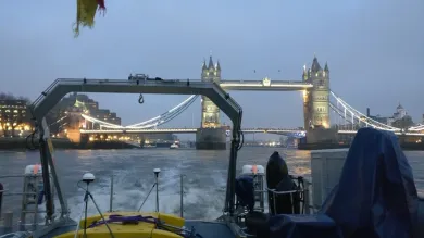 3D Chirp post-deployment on the River Thames