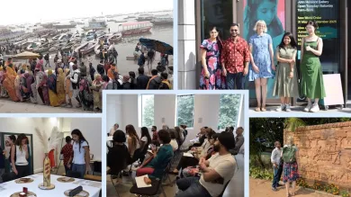 Collaged images of research project contributions