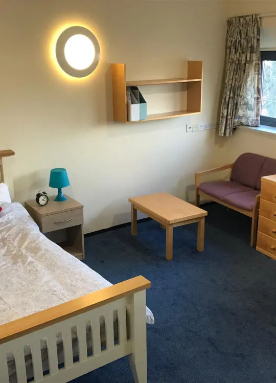 A 1 bed flat at Glen Eyre Hall