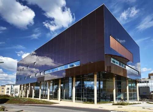 An external view of the centre for cancer immunology, based at Southampton General Hospital.