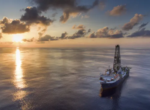 International Ocean Discovery Program drill ship, JOIDES Resolution