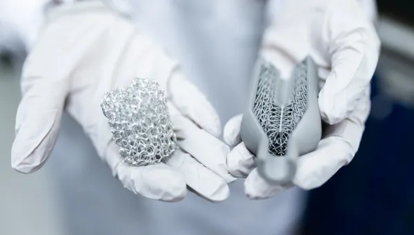 Material held in hands.